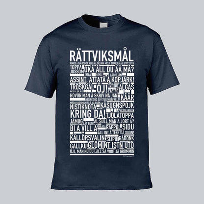 Rättviksmål Dialekt Text T-shirt