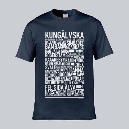 Kungälvska Dialekt Text T-shirt