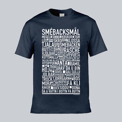 Smébacksmål Dialekt Text T-shirt