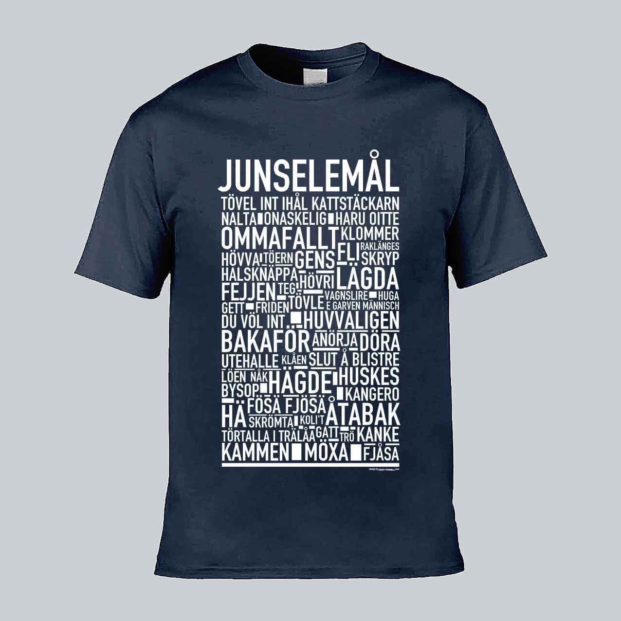 Junselemål Dialekt Text T-shirt