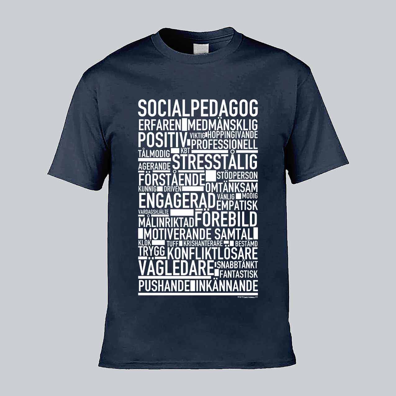 Socialpedagog Text T-shirt