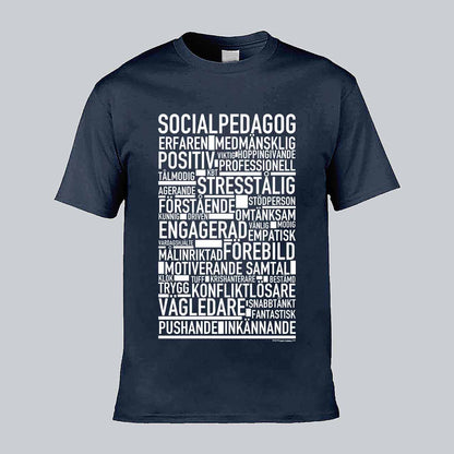 Socialpedagog Text T-shirt