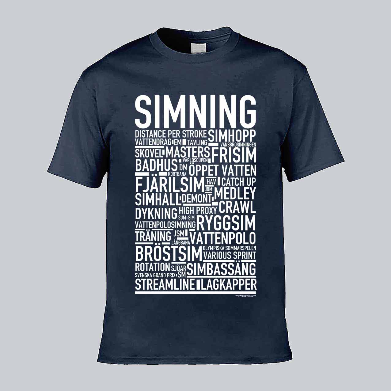 Simning Text T-shirt