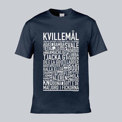 Kvillemål Dialekt Text T-shirt