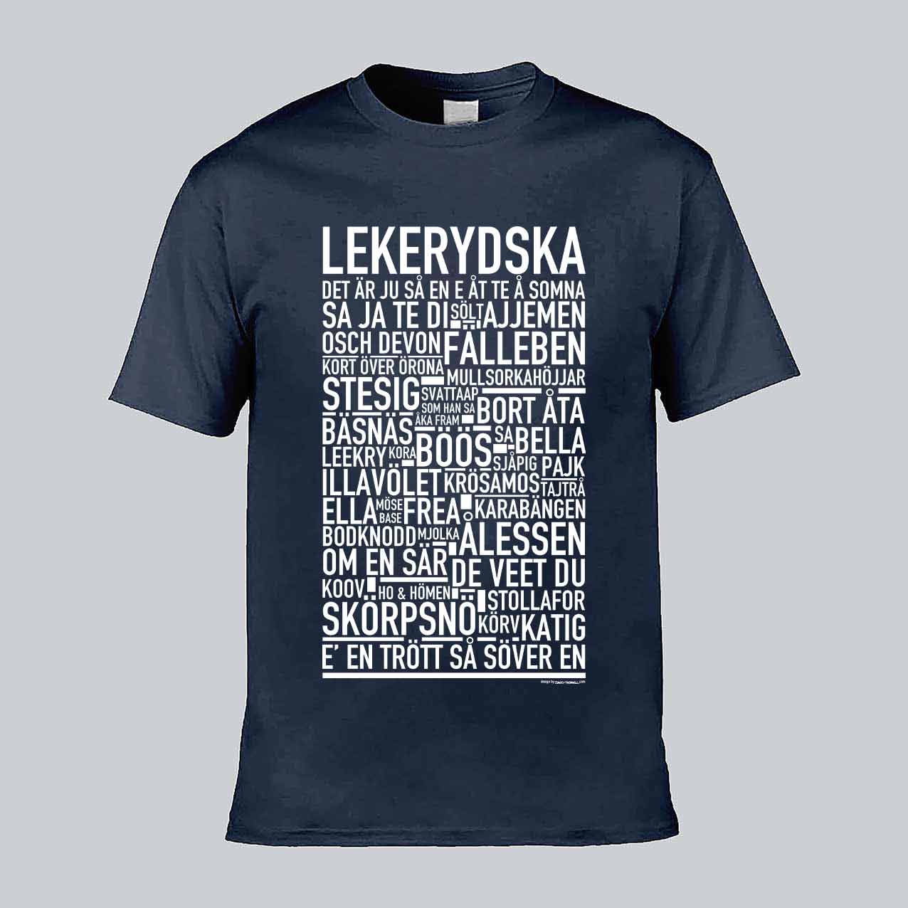 Lekerydska Dialekt Text T-shirt