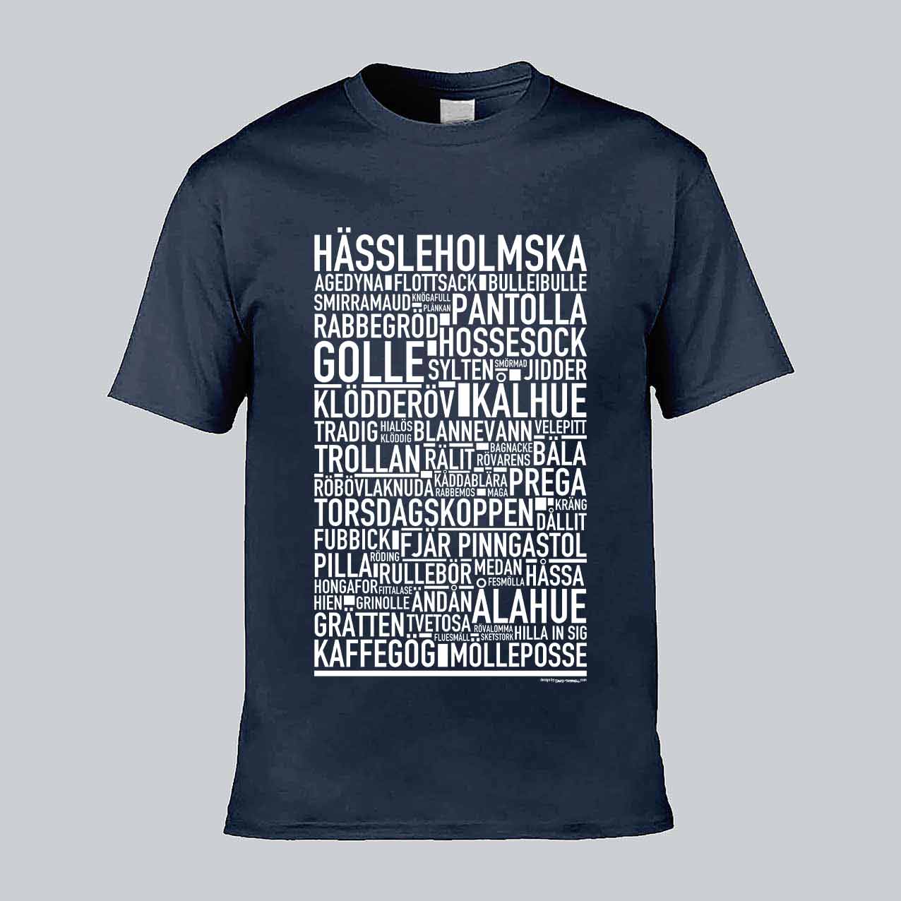 Hässleholmska Dialekt Text T-shirt