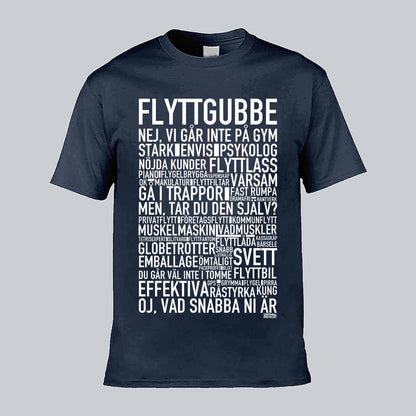 Flyttgubbe Text T-shirt