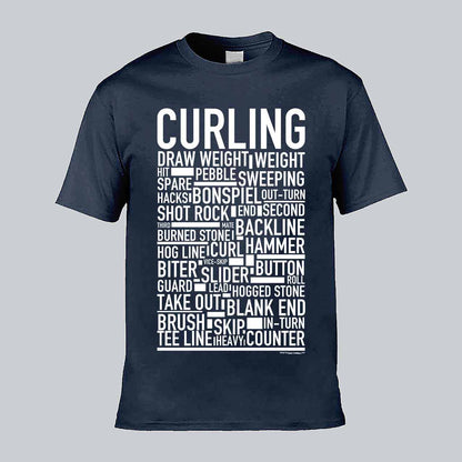 Curling Text T-shirt