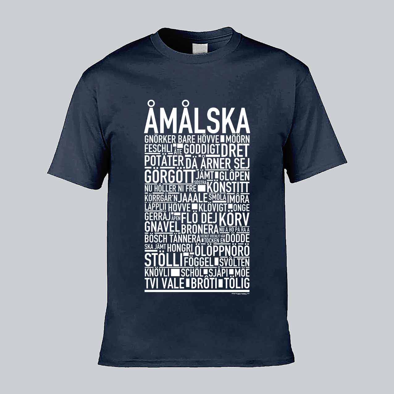 Åmålska Dialekt Text T-shirt