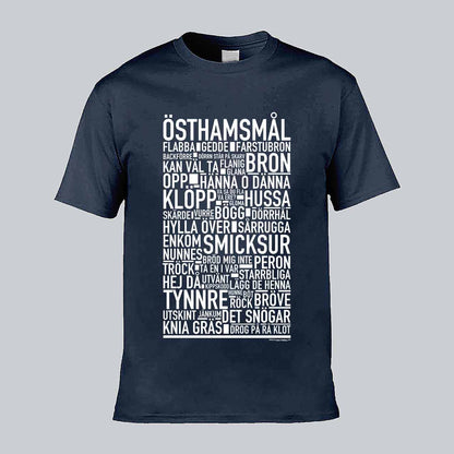 Östhamsmål Dialekt Text T-shirt