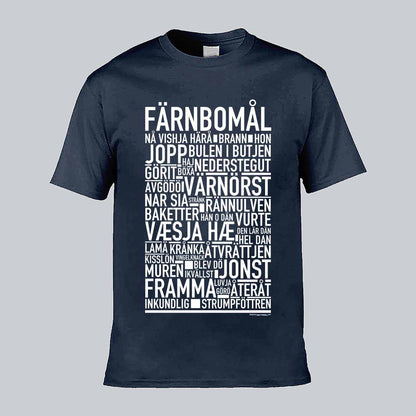 Färnbomål Dialekt Text T-shirt