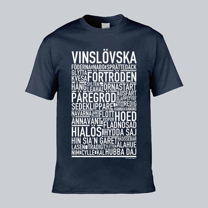 Vinslövska Dialekt Text T-shirt