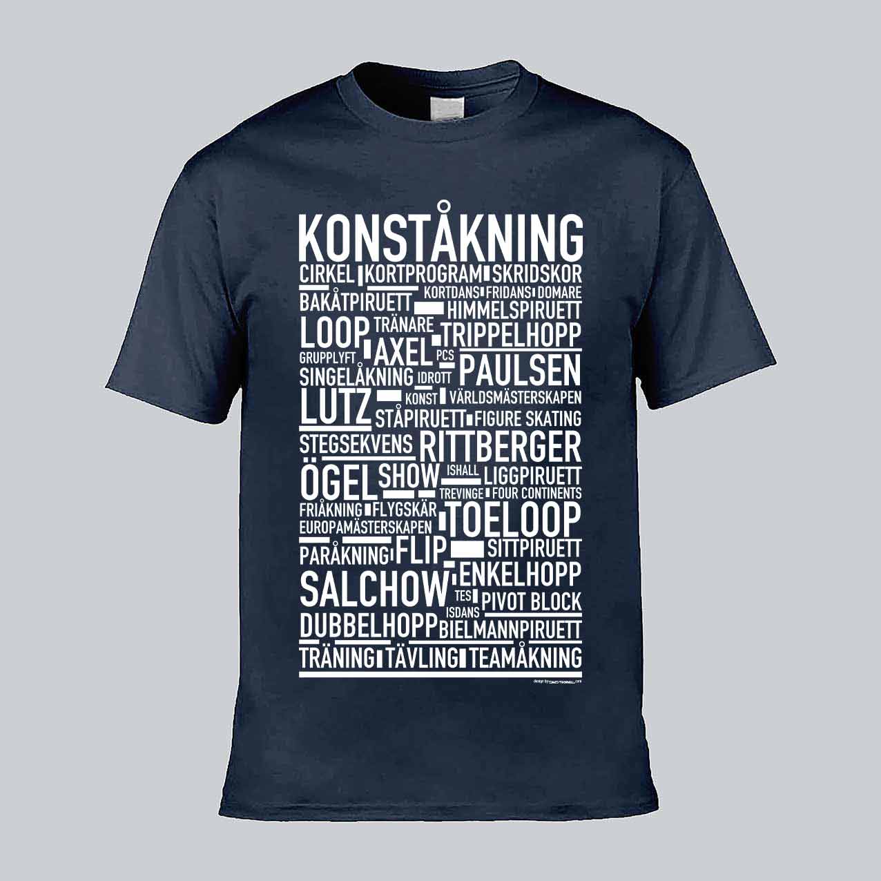 Konståkning Text T-shirt
