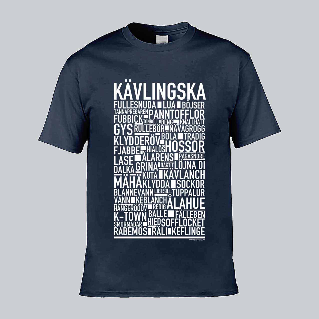 Kävlingska Dialekt Text T-shirt
