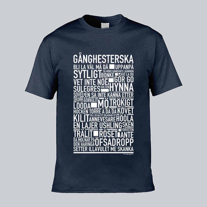 Gånghesterska Dialekt Text T-shirt