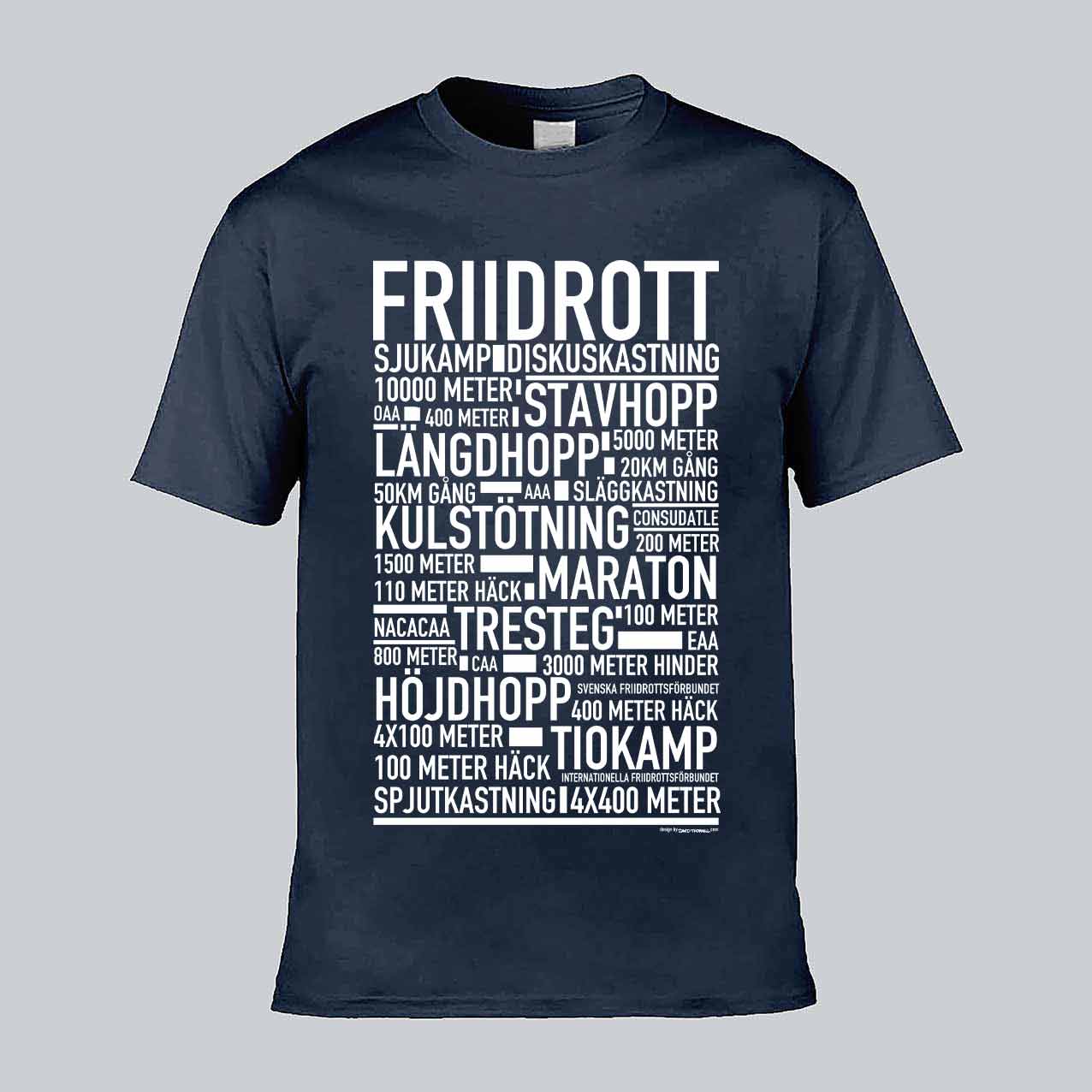 Friidrott Text T-shirt