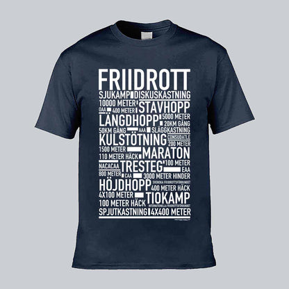 Friidrott Text T-shirt