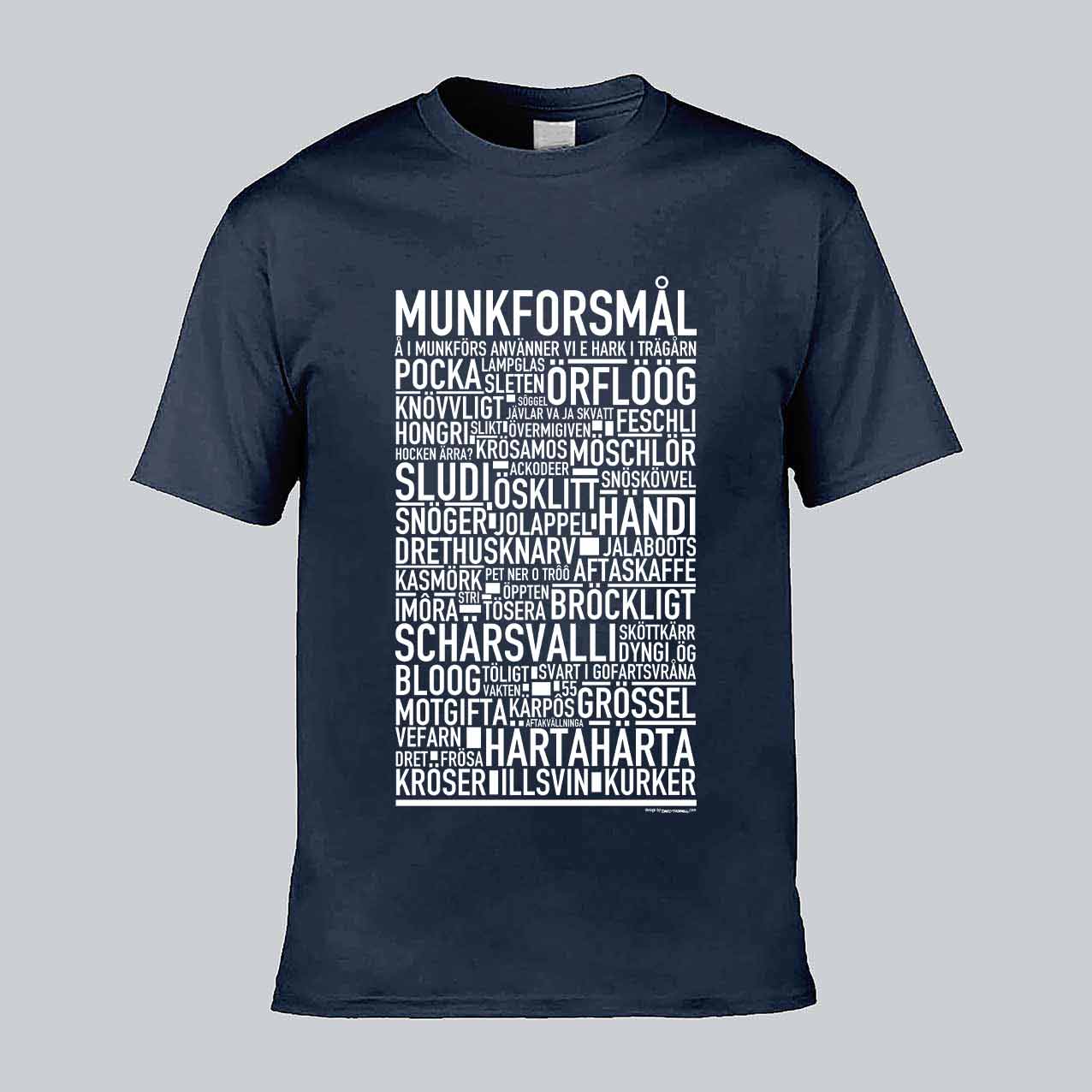 Munkforsmål Dialekt Text T-shirt