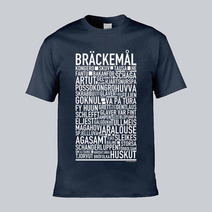 Bräckemål Dialekt Text T-shirt
