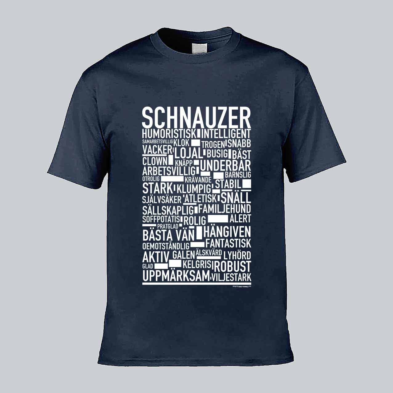 Schnauzer Text T-shirt