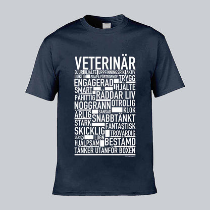 Veterinär Text T-shirt
