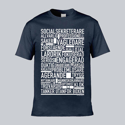 Socialsekreterare Text T-shirt