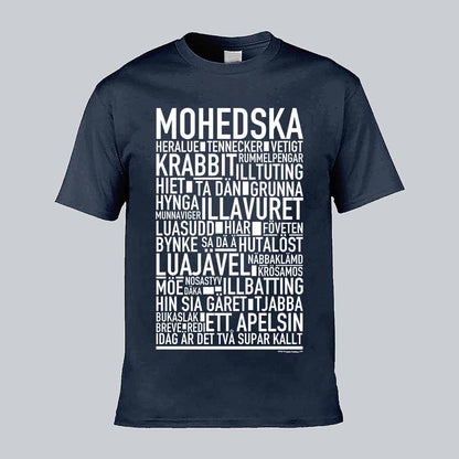 Mohedska Dialekt Text T-shirt