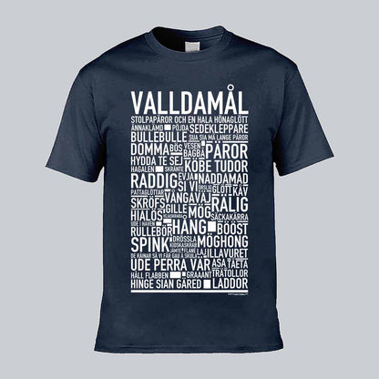 Valldamål Dialekt Text T-shirt