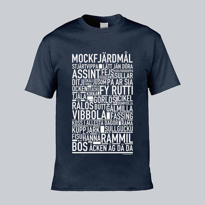 Mockfjärdsmål Dialekt Text T-shirt