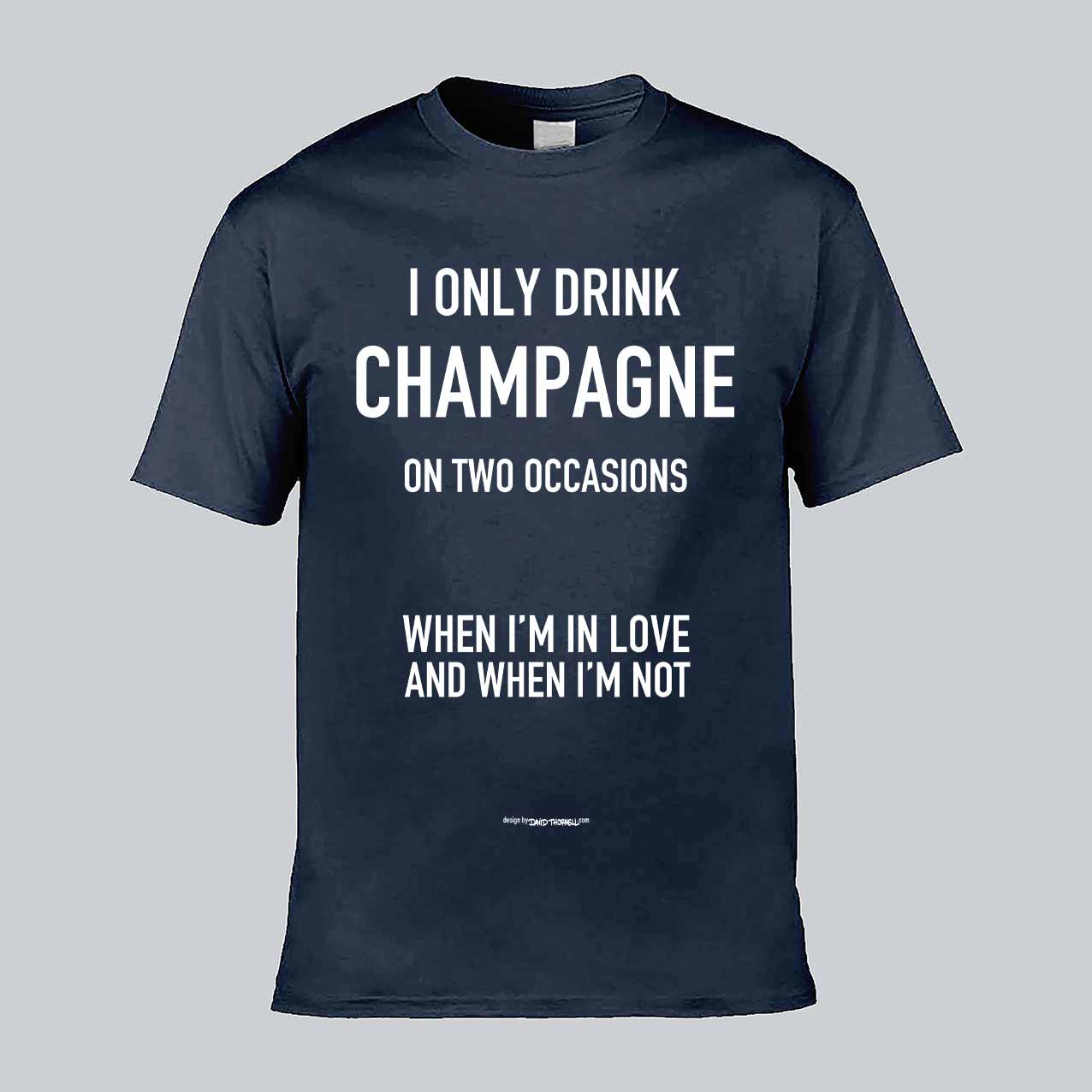 In Love Or Not Champagne Text T-shirt