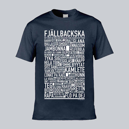 Fjällbackska Dialekt Text T-shirt