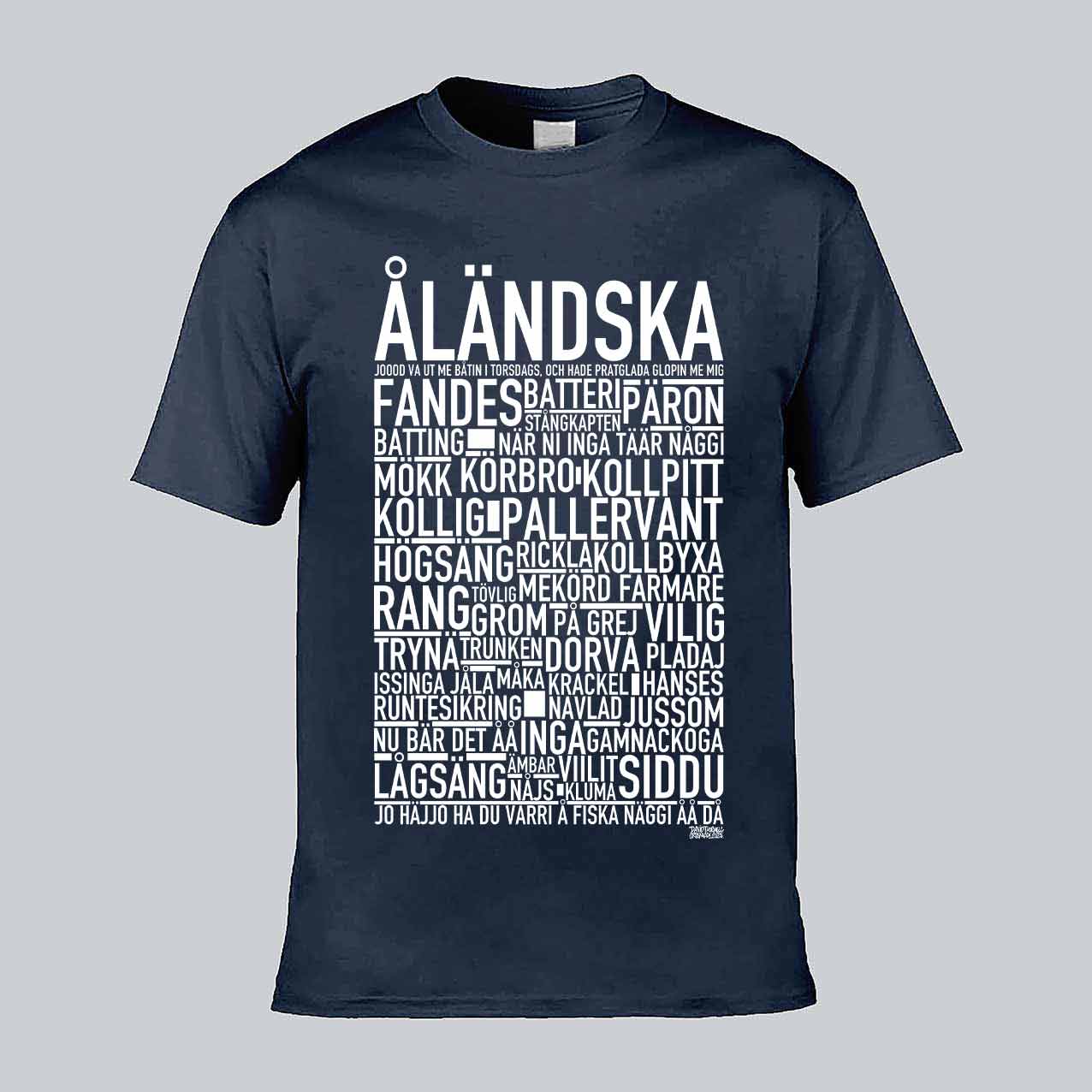 Åländska Dialekt Text T-shirt