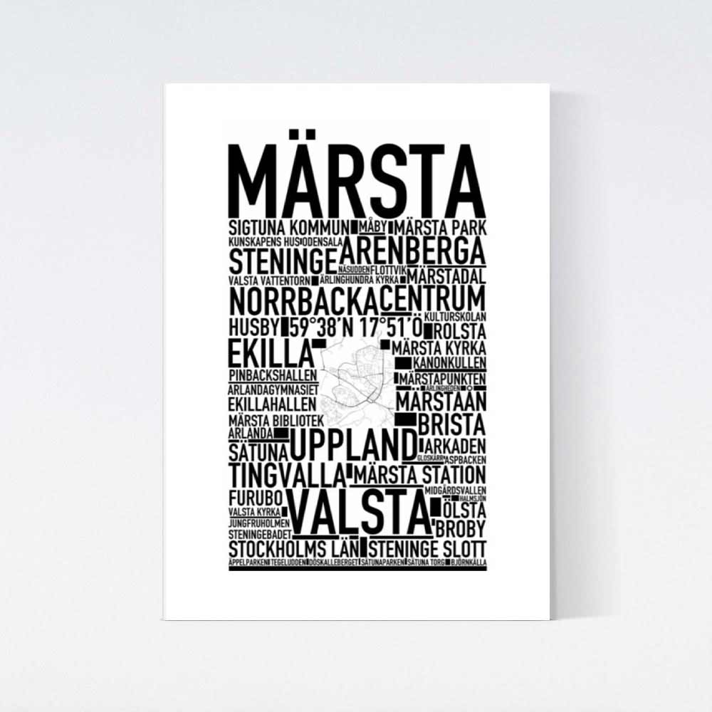 Märsta Text Poster