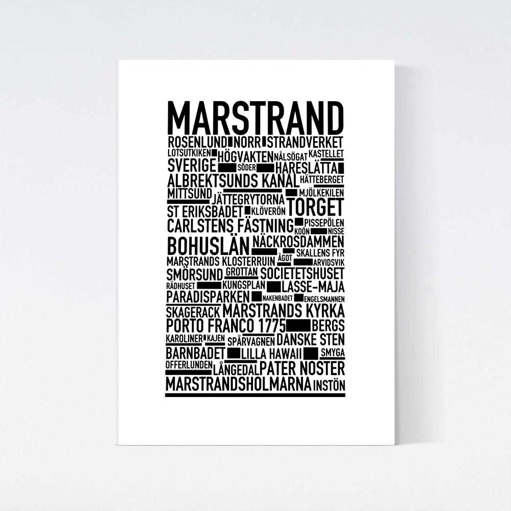 Marstrand Text Poster