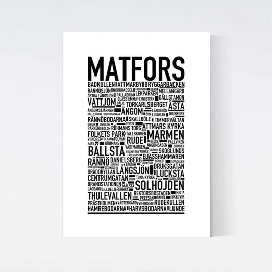 Matfors Text Poster