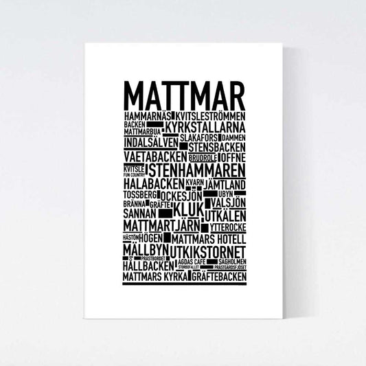 Mattmar Text Poster