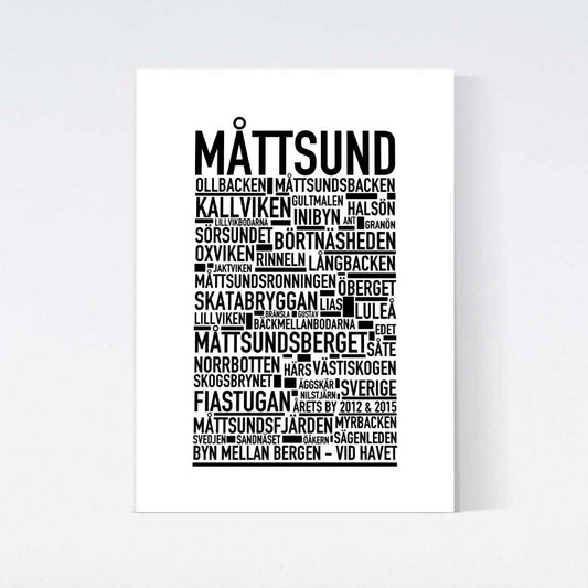 Måttsund Text Poster