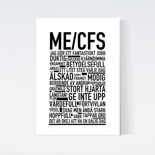 ME/CFS Text Poster