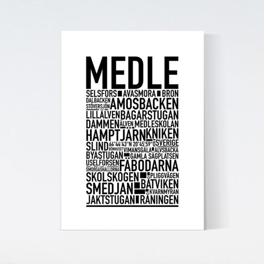 Medie Text Poster