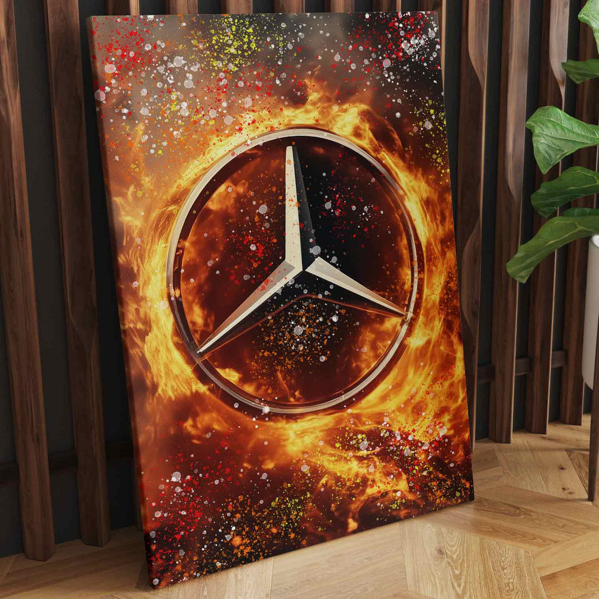 Mercedes Art Canvas