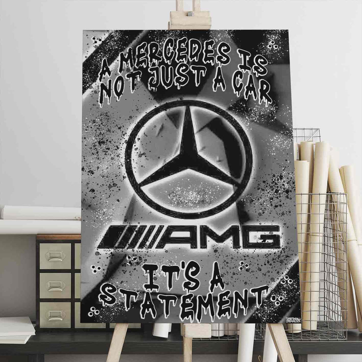 Mercedes Statement Canvas
