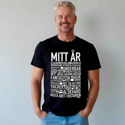 Ditt Födelseår Text T-shirt