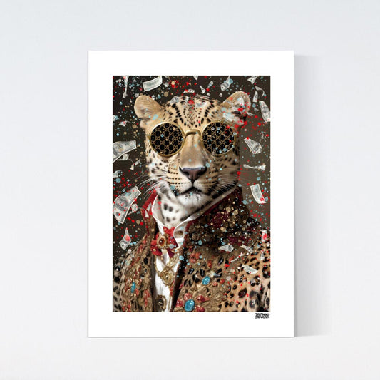 Royal Leopard Poster