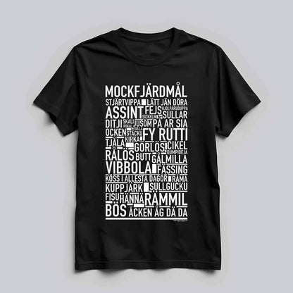 Mockfjärdsmål Dialekt Text T-shirt