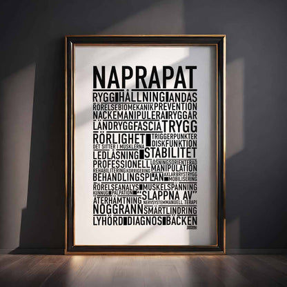 Naprapat Text Poster
