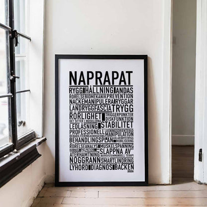 Naprapat Text Poster