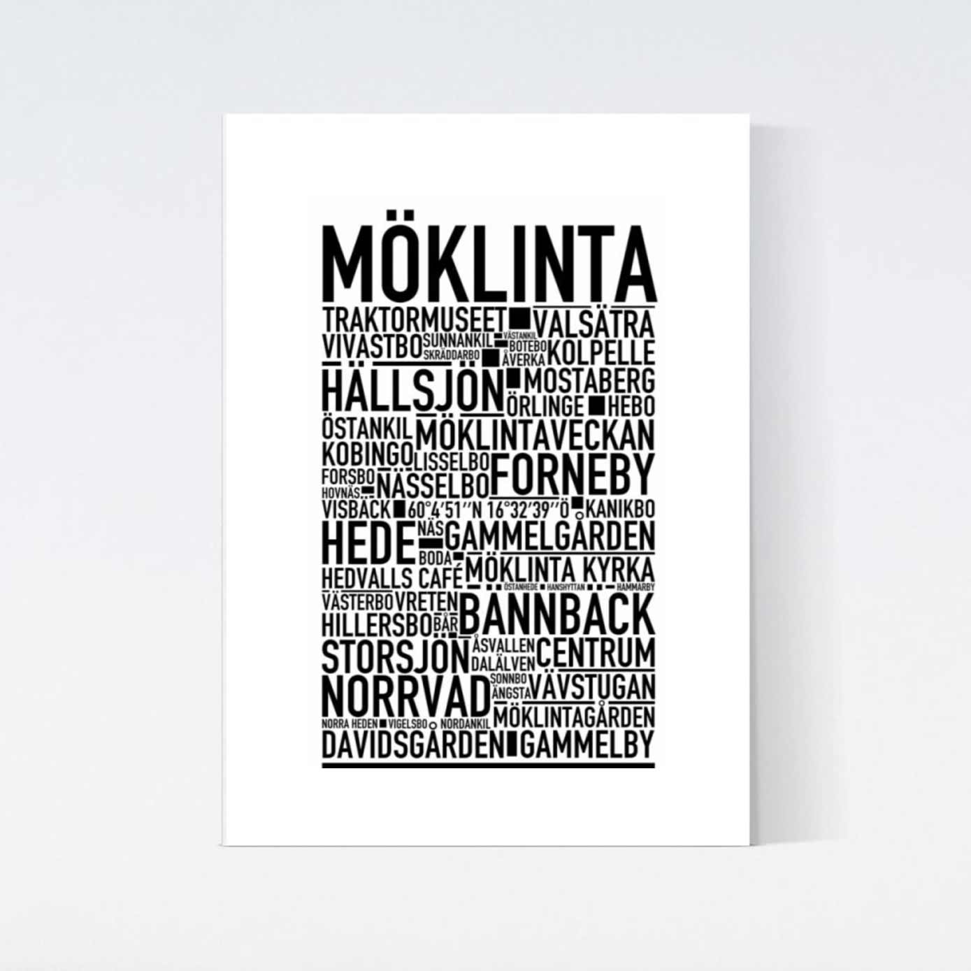 Möklinta Text Poster