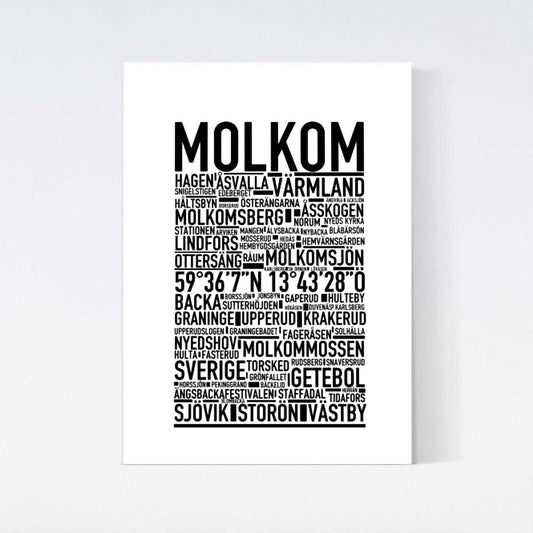 Molkom Text Poster