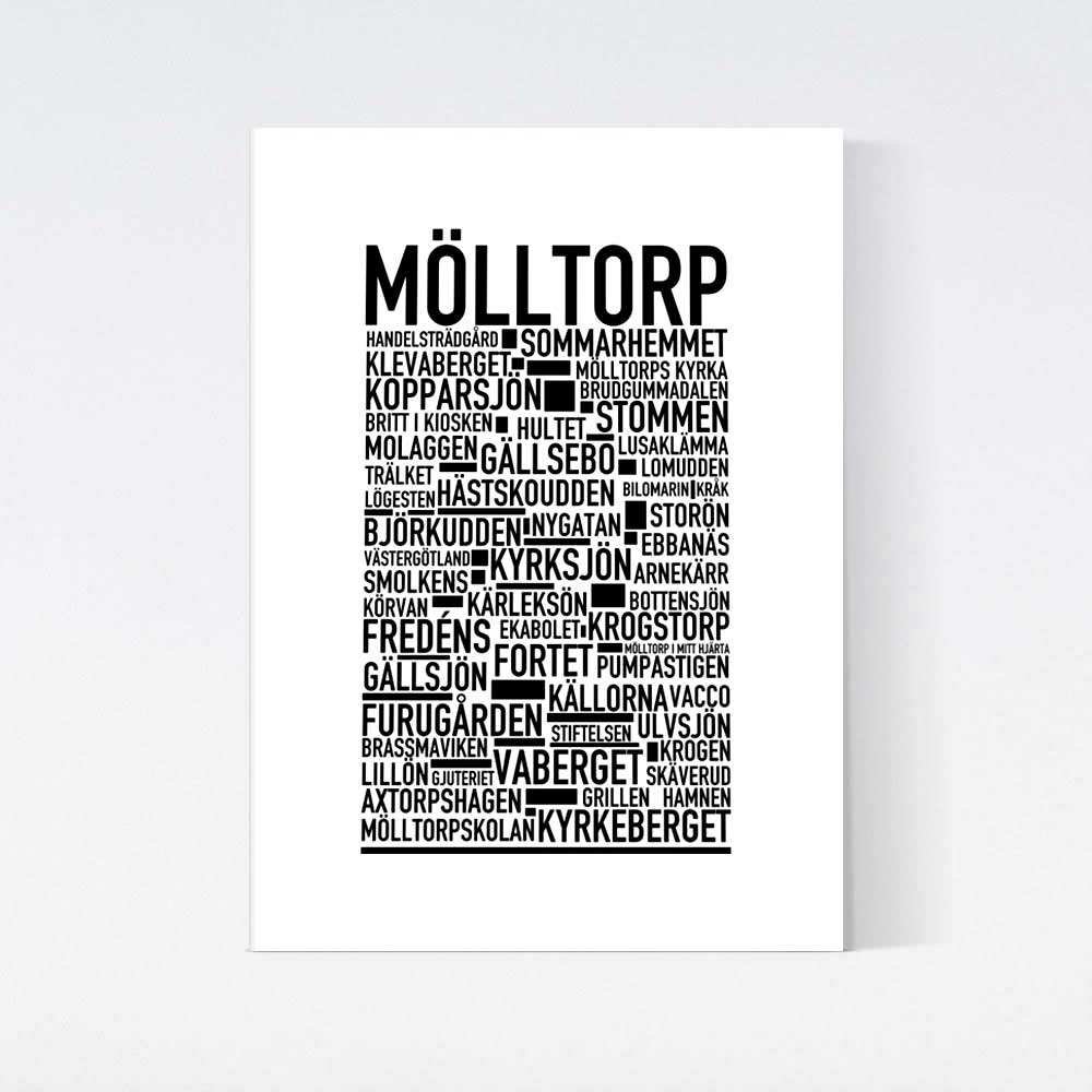 Mölltorp Text Poster