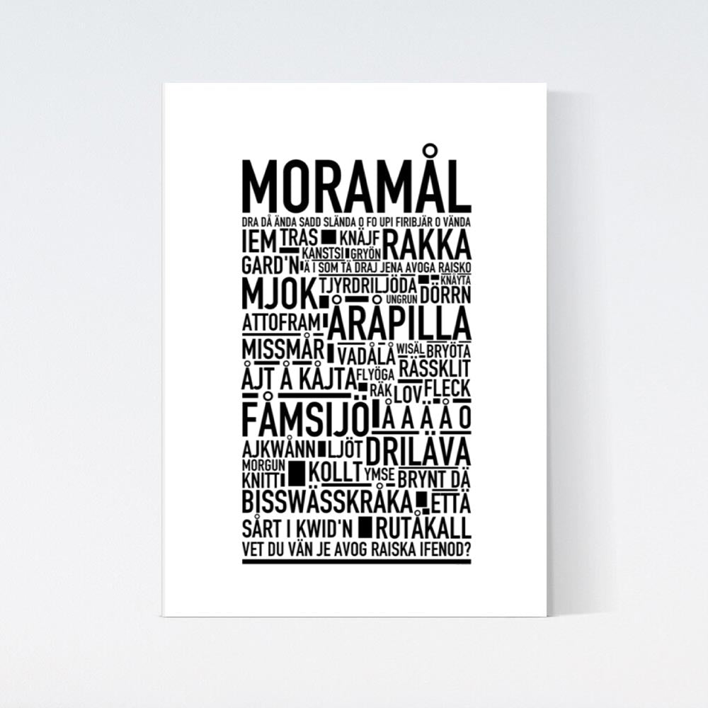 Moramål Dialekt Text Poster